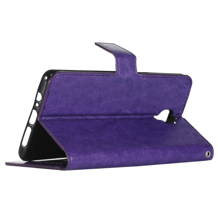 For OnePlus 3 Crazy Horse Texture Horizontal Flip PU Leather Case with Holder & Card Slots & Wallet