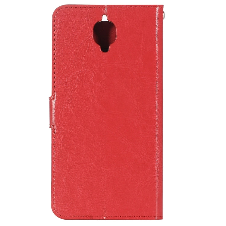 For OnePlus 3 Crazy Horse Texture Horizontal Flip PU Leather Case with Holder & Card Slots & Wallet