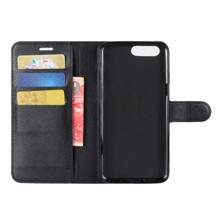 For OnePlus 5 Litchi Texture Horizontal Flip Leather Case with Holder & Card Slots & Wallet