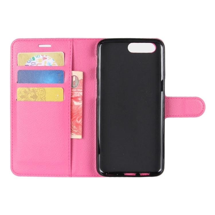 For OnePlus 5 Litchi Texture Horizontal Flip Leather Case with Holder & Card Slots & Wallet