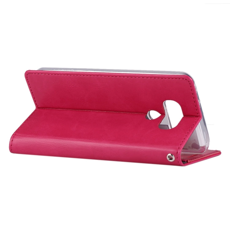 GOOSPERY BLUE MOON for LG G6 Crazy Horse Texture Horizontal Flip Leather Case with Card Slots & Wallet & Holder