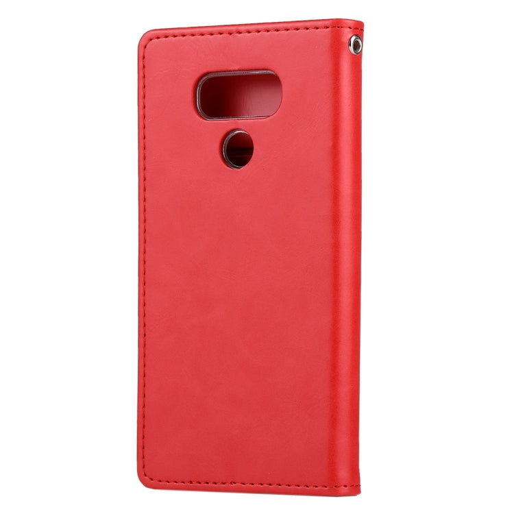 GOOSPERY BLUE MOON for LG G6 Crazy Horse Texture Horizontal Flip Leather Case with Card Slots & Wallet & Holder