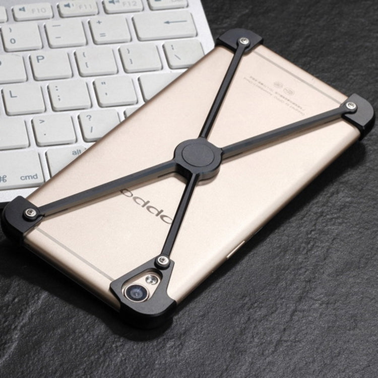 For OPPO R9 Plus Type-X Metal Four Angle Anti Falling Protective Case