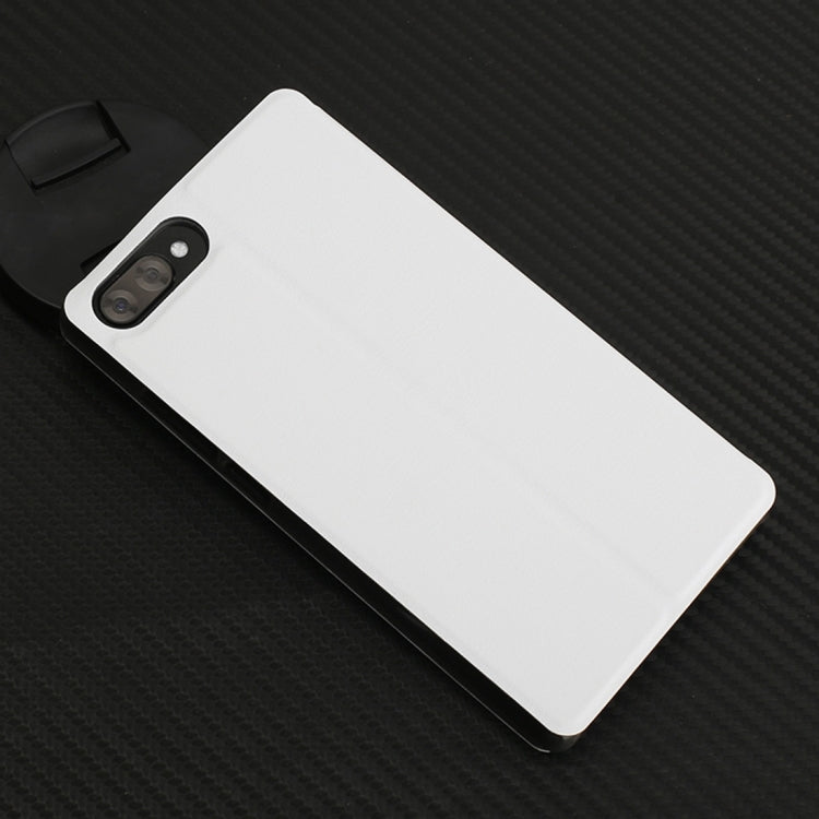 OCUBE for DOOGEE MIX (MPH1920, MPH1925) Spring Texture Horizontal Flip Leather Case with Holder (White)