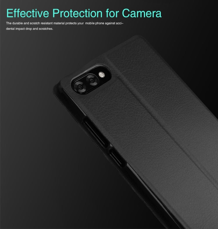 OCUBE for DOOGEE MIX (MPH1920, MPH1925) Spring Texture Horizontal Flip Leather Case with Holder (White)