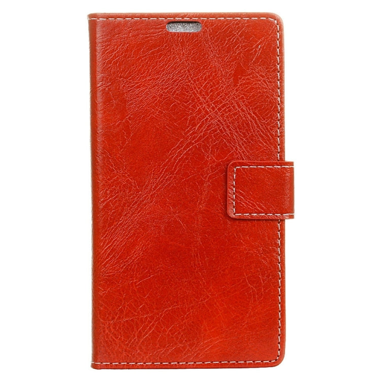For Wiko Jerry 2 Retro Crazy Horse Texture Horizontal Flip Leather Case with Holder & Card Slots & Wallet & Photo Frame