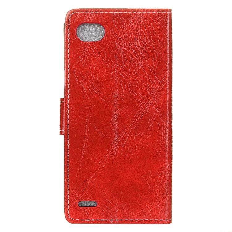 For LG Q6 Retro Crazy Horse Texture Horizontal Flip Leather Case with Holder & Card Slots & Wallet & Photo Frame