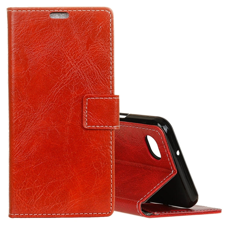 For LG Q6 Retro Crazy Horse Texture Horizontal Flip Leather Case with Holder & Card Slots & Wallet & Photo Frame