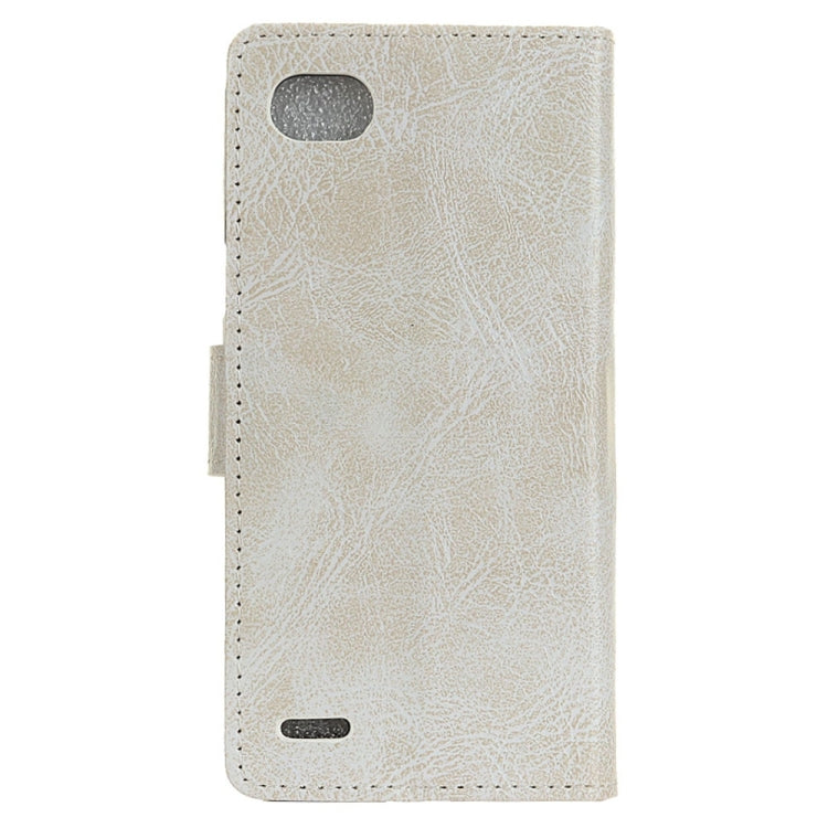 For LG Q6 Retro Crazy Horse Texture Horizontal Flip Leather Case with Holder & Card Slots & Wallet & Photo Frame