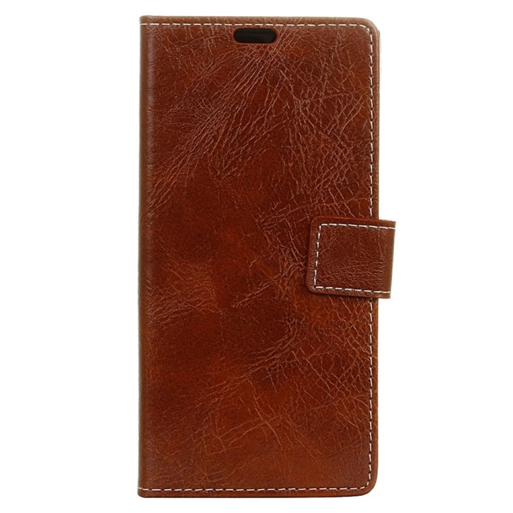 For LG Q6 Retro Crazy Horse Texture Horizontal Flip Leather Case with Holder & Card Slots & Wallet & Photo Frame