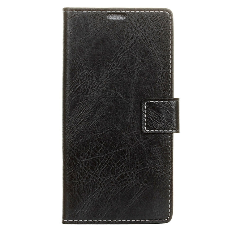 For Wiko Tommy 2 Retro Crazy Horse Texture Horizontal Flip Leather Case with Holder & Card Slots & Wallet & Photo Frame