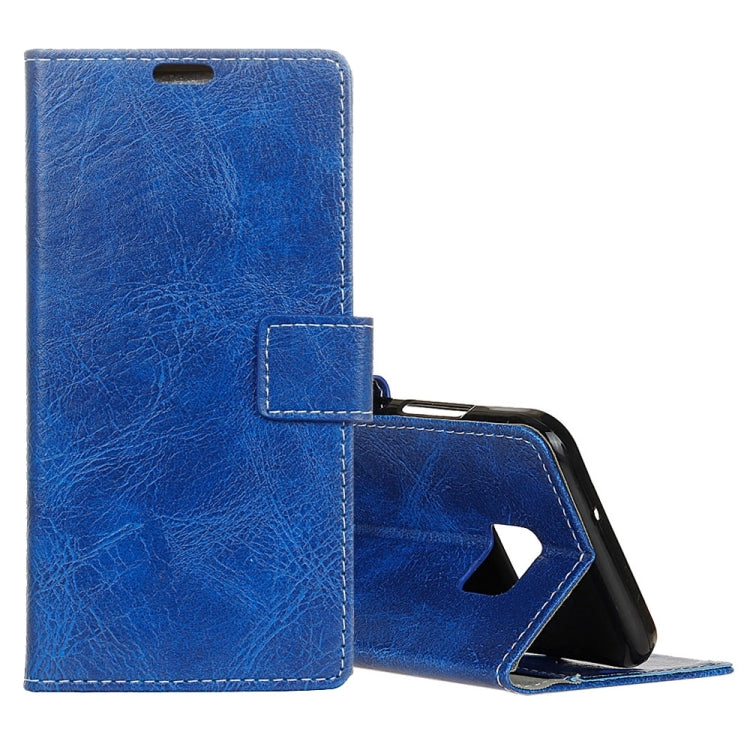 For Asus ZenFone V V520KL Retro Crazy Horse Texture Horizontal Flip Leather Case with Holder & Card Slots & Wallet & Photo Frame
