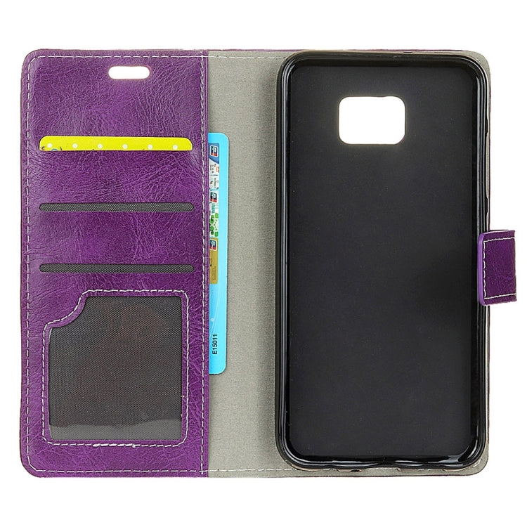 For Asus ZenFone V V520KL Retro Crazy Horse Texture Horizontal Flip Leather Case with Holder & Card Slots & Wallet & Photo Frame