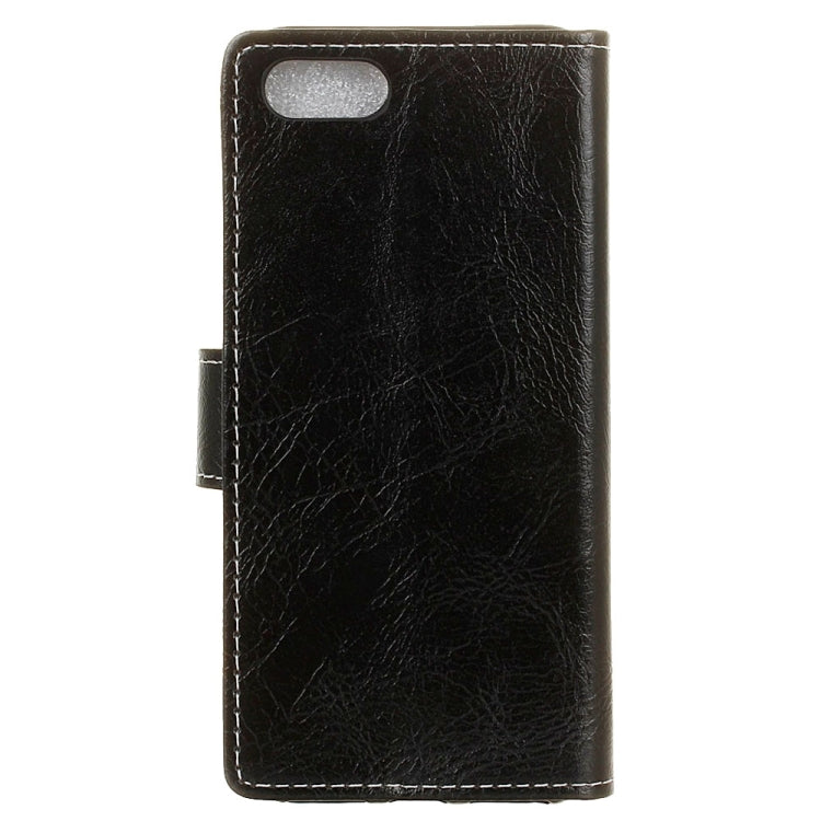 For Asus ZenFone 4 ZE554KL Retro Crazy Horse Texture Horizontal Flip Leather Case with Holder & Card Slots & Wallet & Photo Frame