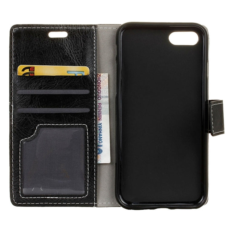 For Asus ZenFone 4 ZE554KL Retro Crazy Horse Texture Horizontal Flip Leather Case with Holder & Card Slots & Wallet & Photo Frame