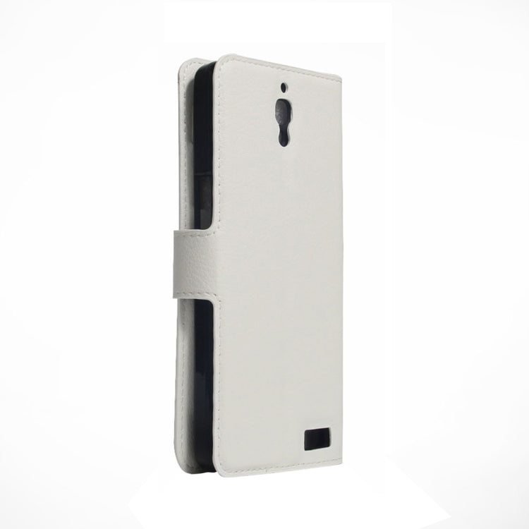 For Alcatel One Touch Idol X Litchi Texture Horizontal Flip Leather Case with Holder & Card Slots & Wallet