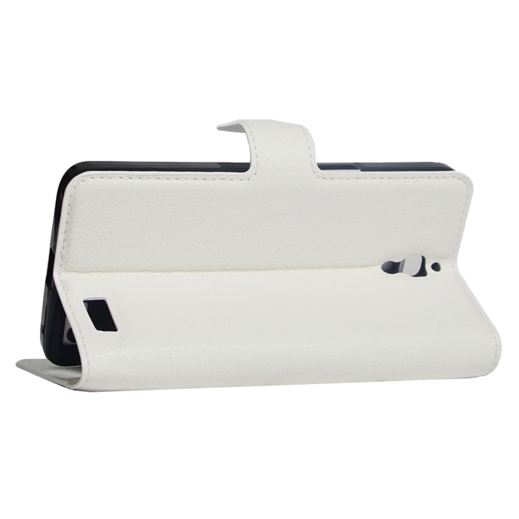For Alcatel One Touch Idol X Litchi Texture Horizontal Flip Leather Case with Holder & Card Slots & Wallet