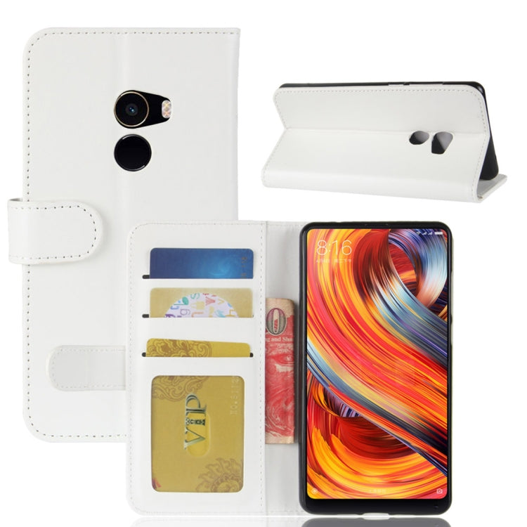 For Xiaomi Mi Mix 2 Crazy Horse Texture Horizontal Flip Leather Case with Holder & Card Slots & Wallet & Photo Frame