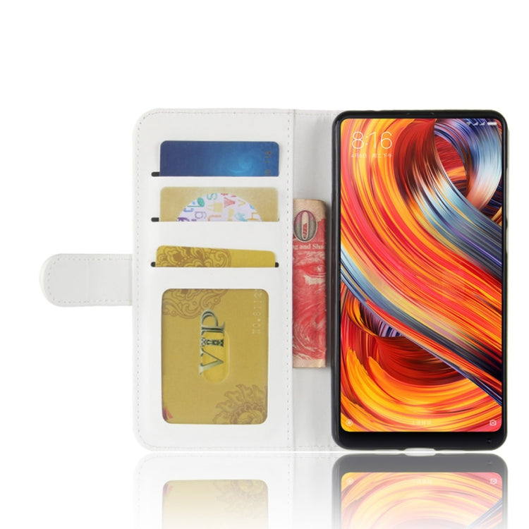 For Xiaomi Mi Mix 2 Crazy Horse Texture Horizontal Flip Leather Case with Holder & Card Slots & Wallet & Photo Frame