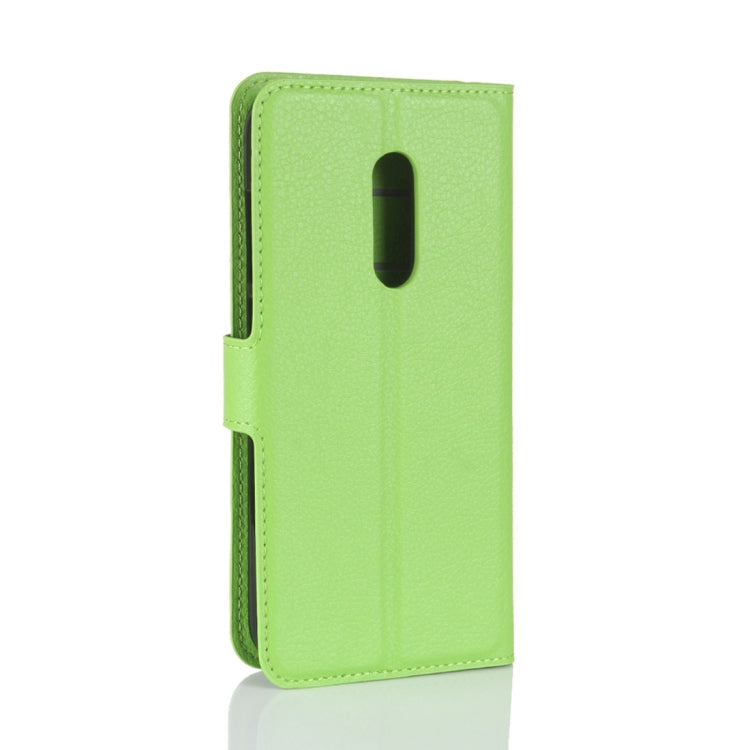 For Alcatel A7 Litchi Texture Horizontal Flip Leather Case with Holder & Card Slots & Wallet