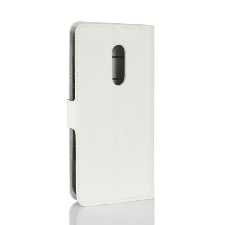 For Alcatel A7 Litchi Texture Horizontal Flip Leather Case with Holder & Card Slots & Wallet
