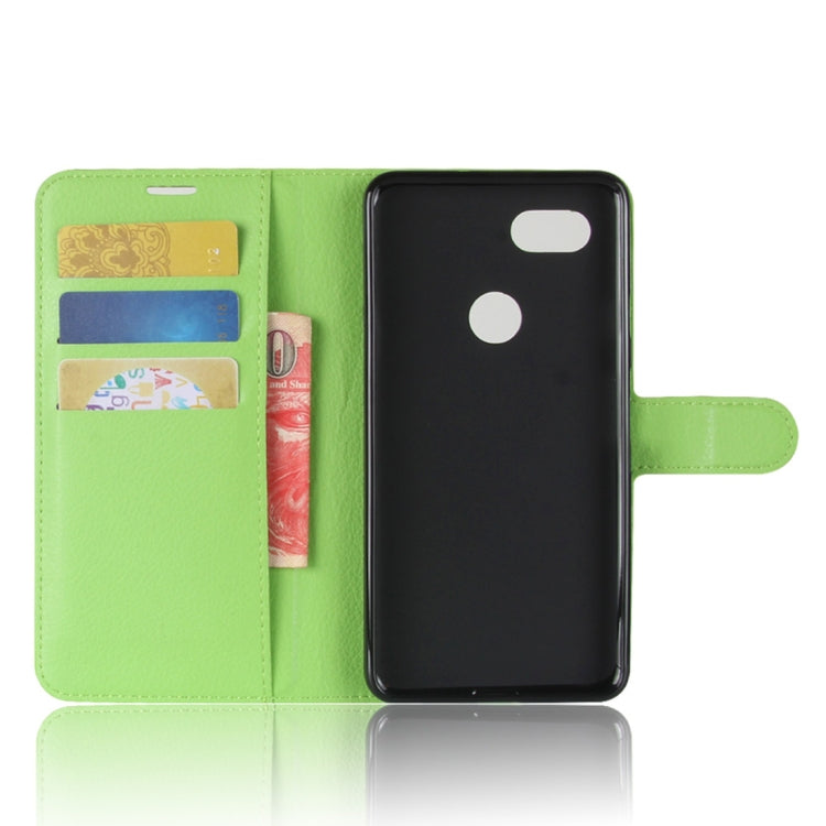 For Google Pixel 2 XL Litchi Texture Horizontal Flip Leather Case with Holder & Card Slots & Wallet