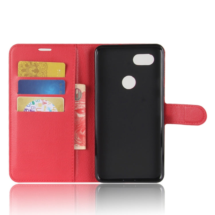 For Google Pixel 2 XL Litchi Texture Horizontal Flip Leather Case with Holder & Card Slots & Wallet