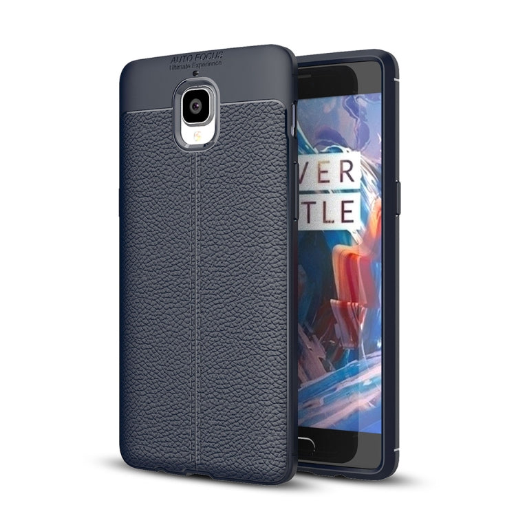 For OnePlus 3 / 3T Litchi Texture TPU Protective Case