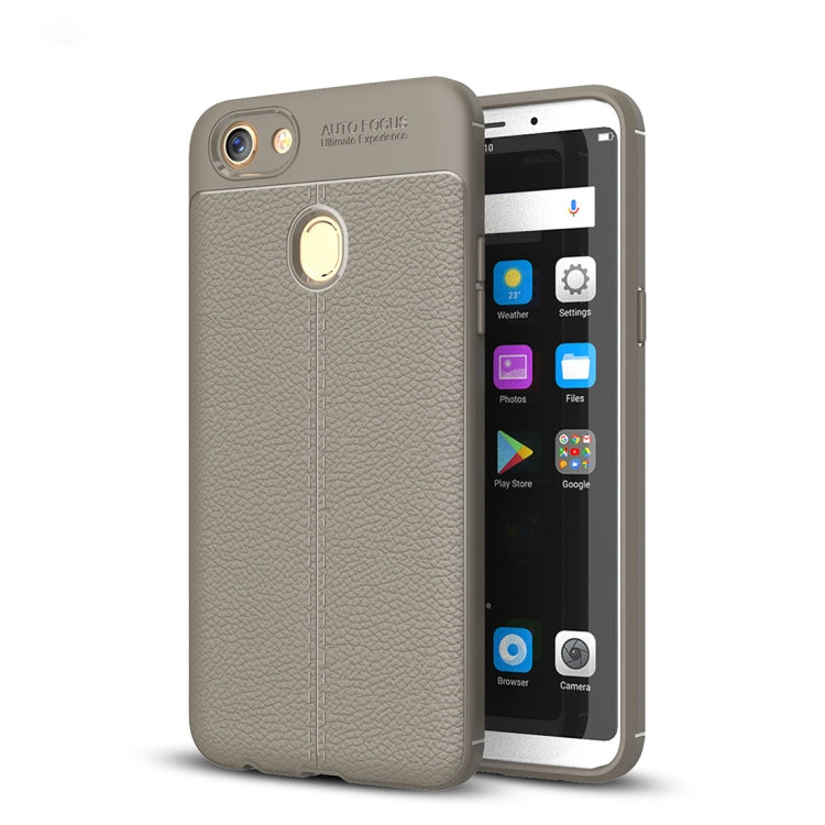 For OPPO F5 Litchi Texture TPU Protective Case