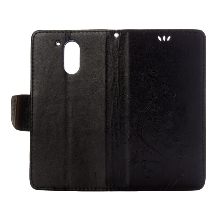For Motorola Moto G (4rd gen) Plus Pressed Flowers Leather Case with Holder & Card Slots & Wallet