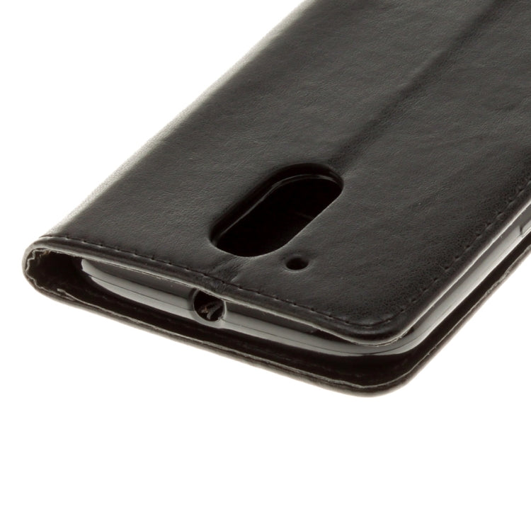 For Motorola Moto G (4rd gen) Plus Pressed Flowers Leather Case with Holder & Card Slots & Wallet