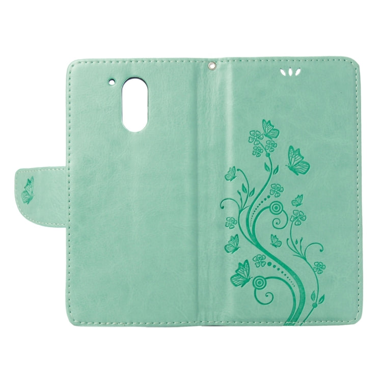 For Motorola Moto G (4rd gen) Plus Pressed Flowers Leather Case with Holder & Card Slots & Wallet