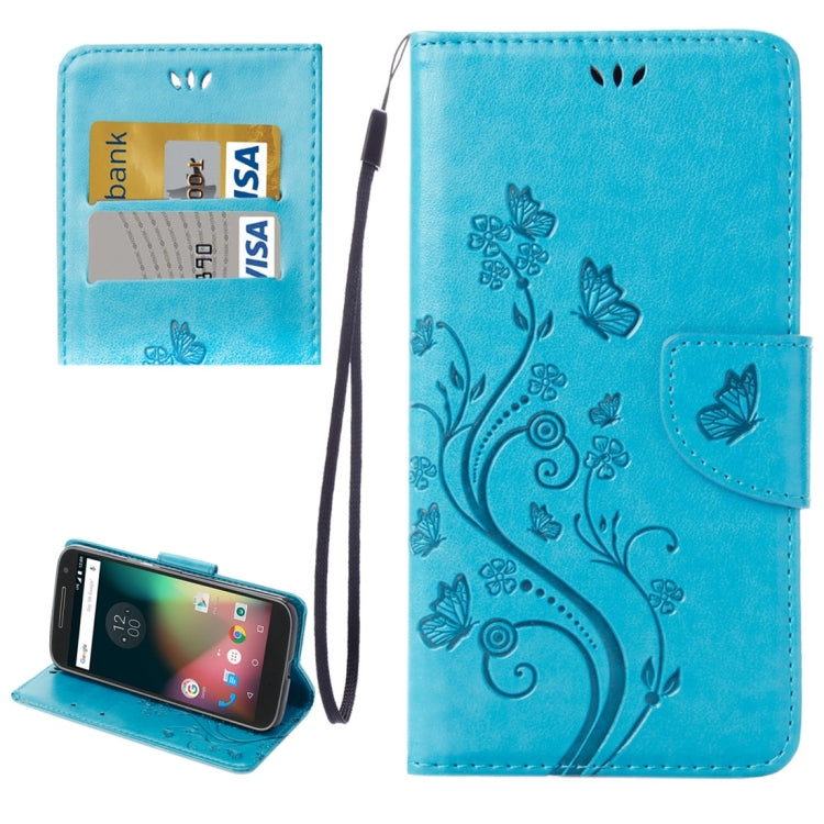 For Motorola Moto G (4rd gen) Plus Pressed Flowers Leather Case with Holder & Card Slots & Wallet