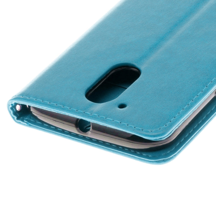 For Motorola Moto G (4rd gen) Plus Pressed Flowers Leather Case with Holder & Card Slots & Wallet