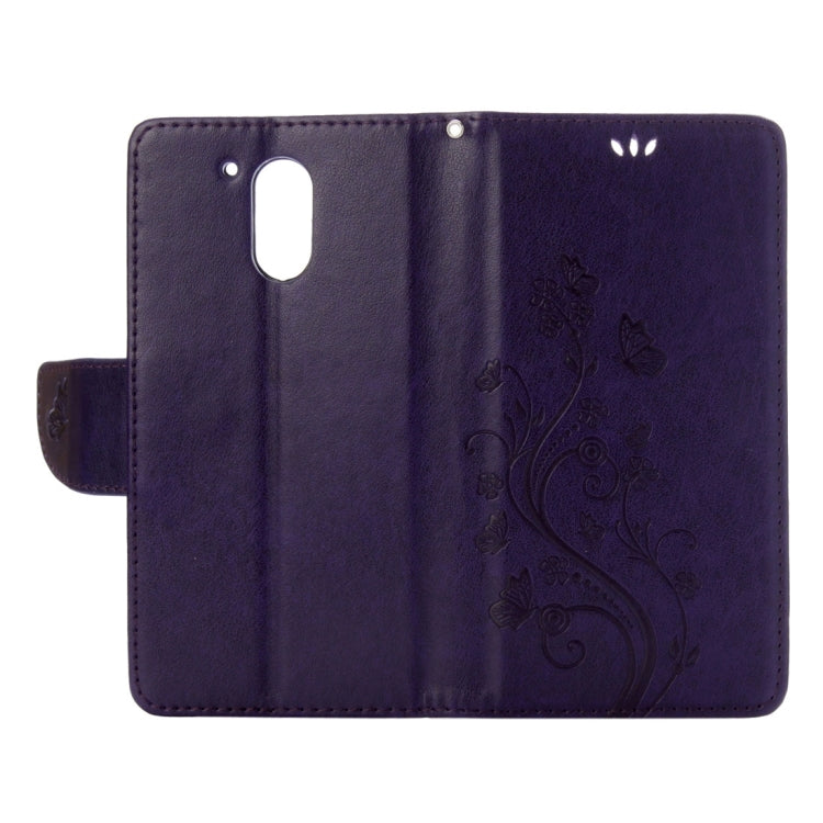 For Motorola Moto G (4rd gen) Plus Pressed Flowers Leather Case with Holder & Card Slots & Wallet