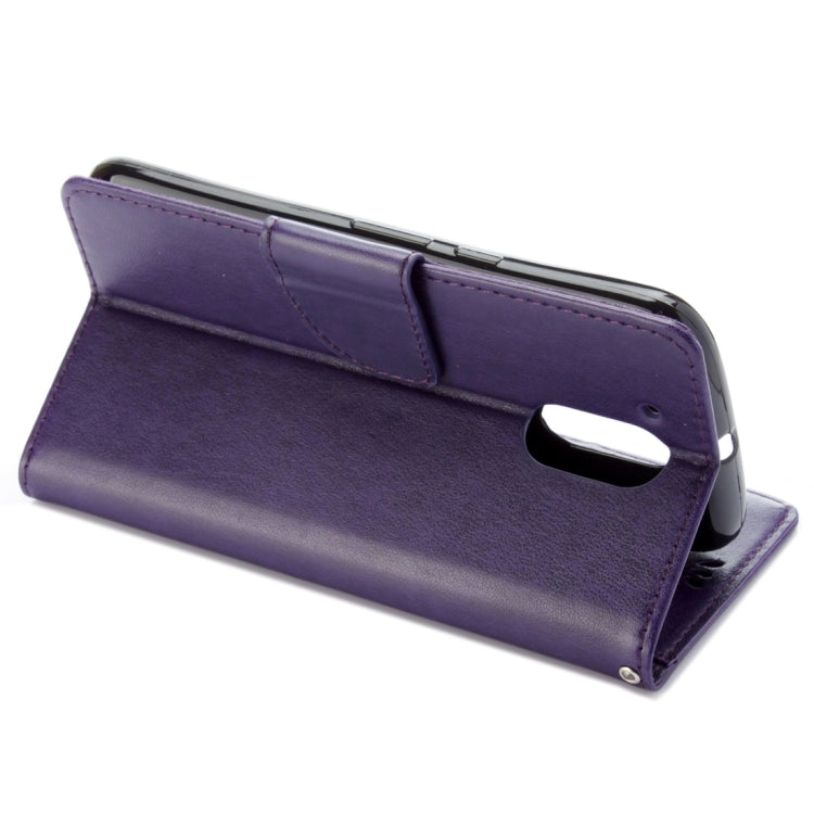 For Motorola Moto G (4rd gen) Plus Pressed Flowers Leather Case with Holder & Card Slots & Wallet