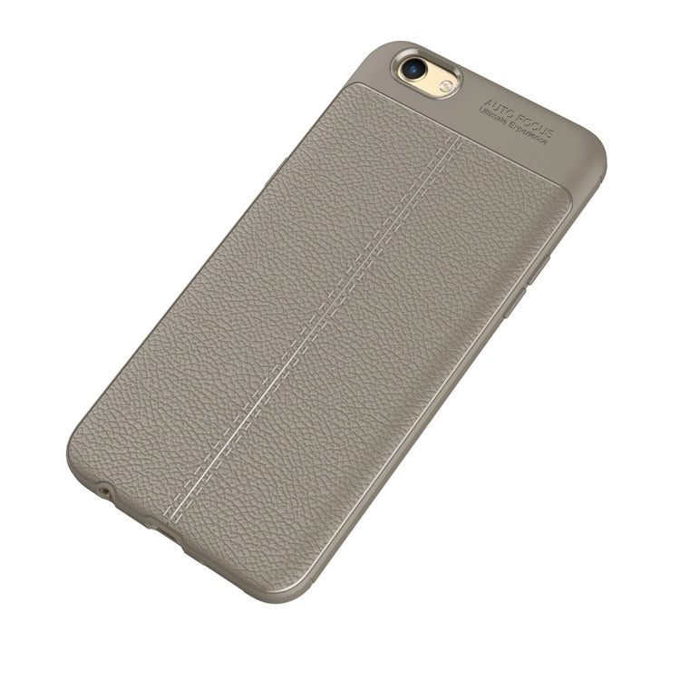 For OPPO R9s Plus Litchi Texture TPU Protective Case