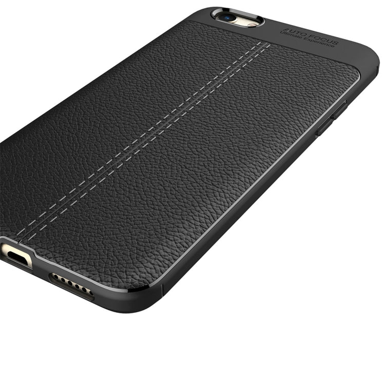 For OPPO R9s Litchi Texture TPU Protective Case