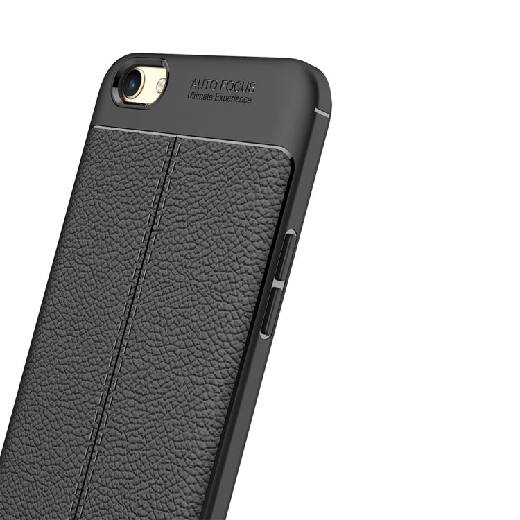 For OPPO R9s Litchi Texture TPU Protective Case