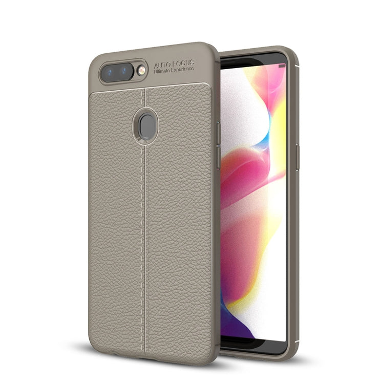 For OPPO R11s Litchi Texture TPU Protective Case