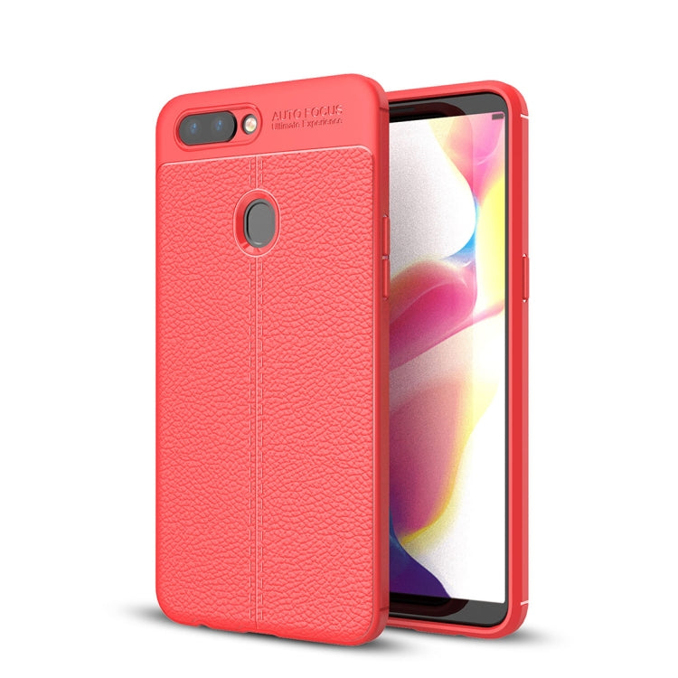 For OPPO R11s Litchi Texture TPU Protective Case