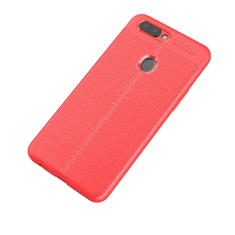 For OPPO R11s Litchi Texture TPU Protective Case