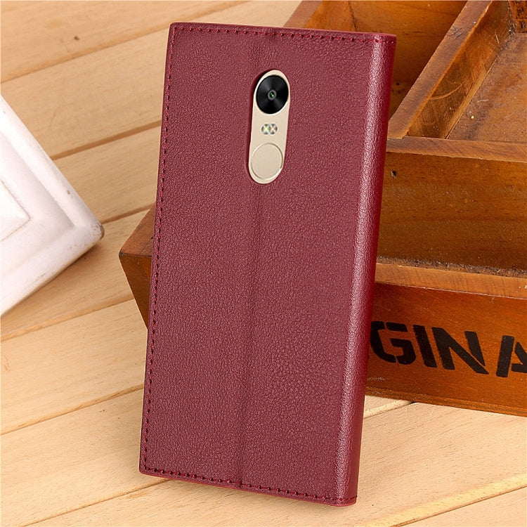 For Xiaomi Redmi Note 4X Buckle Business Horizontal Flip Leather Case with Holder & Card Slots & Wallet