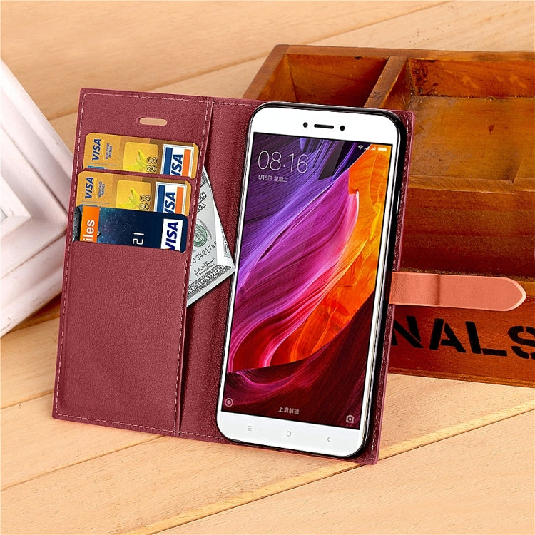 For Xiaomi Redmi Note 4X Buckle Business Horizontal Flip Leather Case with Holder & Card Slots & Wallet