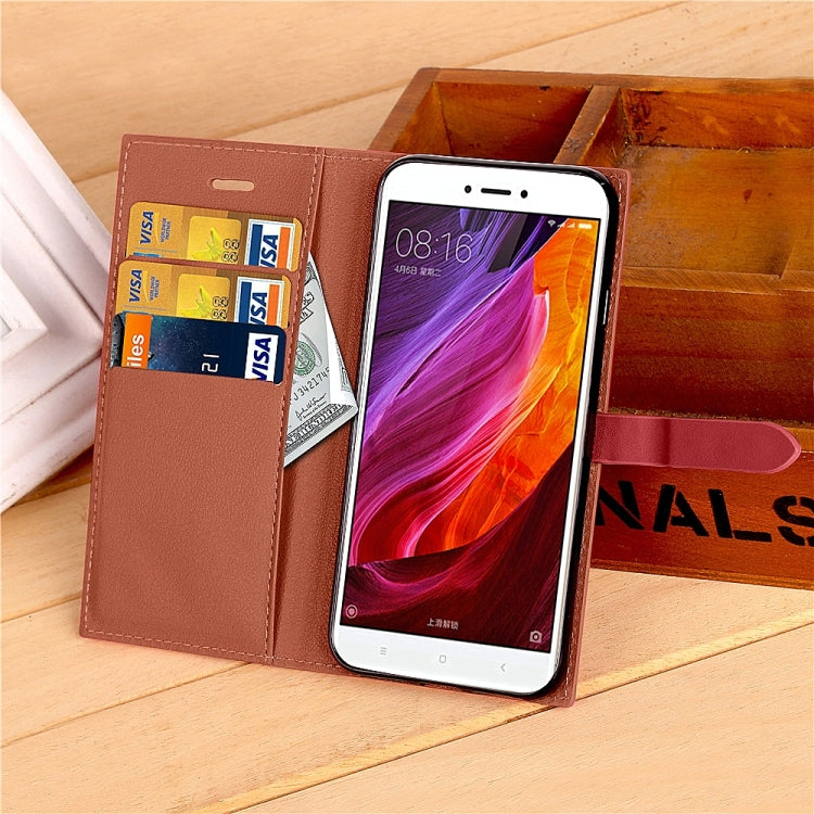 For Xiaomi Redmi Note 4X Buckle Business Horizontal Flip Leather Case with Holder & Card Slots & Wallet