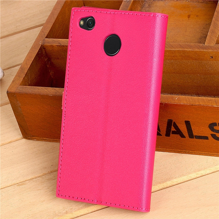 For Xiaomi Redmi 4X Buckle Business Horizontal Flip Leather Case with Holder & Card Slots & Wallet