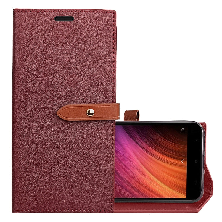 For Xiaomi Redmi 4X Buckle Business Horizontal Flip Leather Case with Holder & Card Slots & Wallet