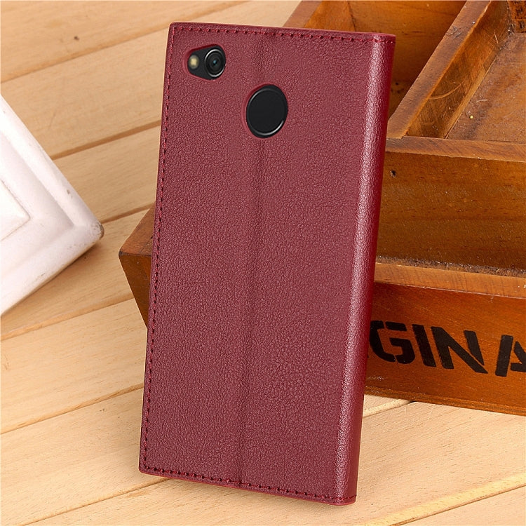 For Xiaomi Redmi 4X Buckle Business Horizontal Flip Leather Case with Holder & Card Slots & Wallet