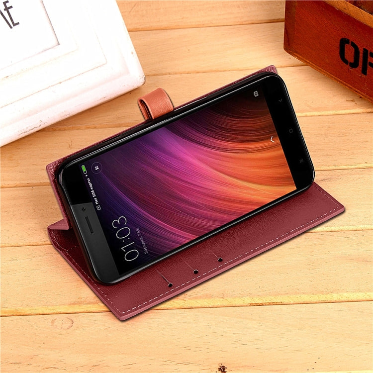 For Xiaomi Redmi 4X Buckle Business Horizontal Flip Leather Case with Holder & Card Slots & Wallet