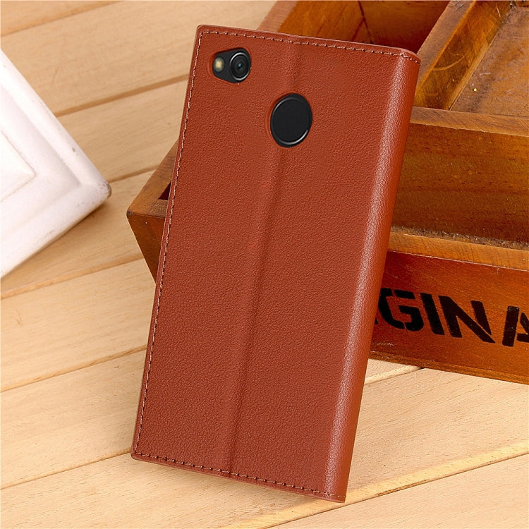 For Xiaomi Redmi 4X Buckle Business Horizontal Flip Leather Case with Holder & Card Slots & Wallet
